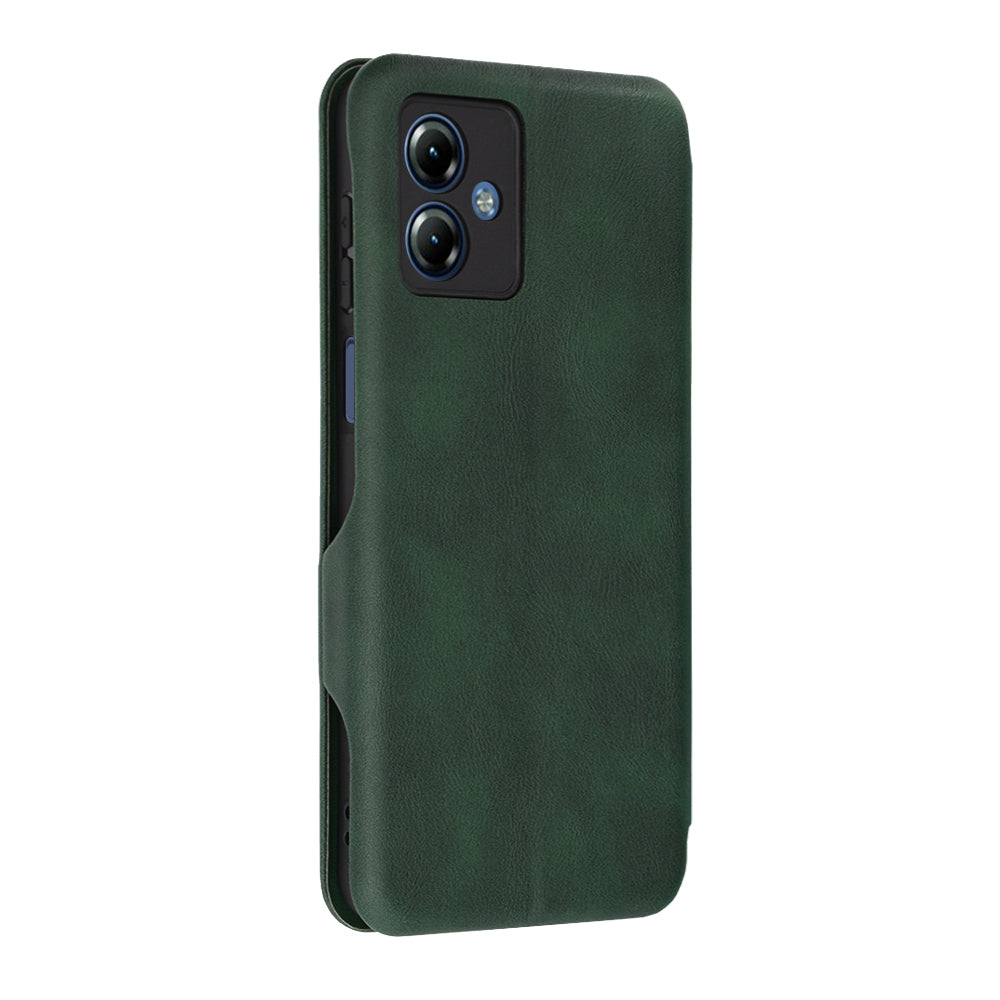 Coque pour Motorola Moto G14, Techsuit, Safe Wallet Plus, Vert