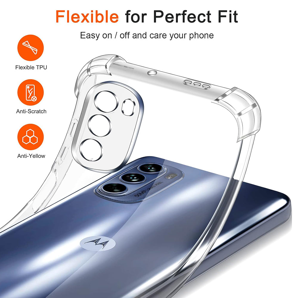 Coque pour Motorola Moto G31 / G41, Techsuit, Antichoc Claire, Transparente