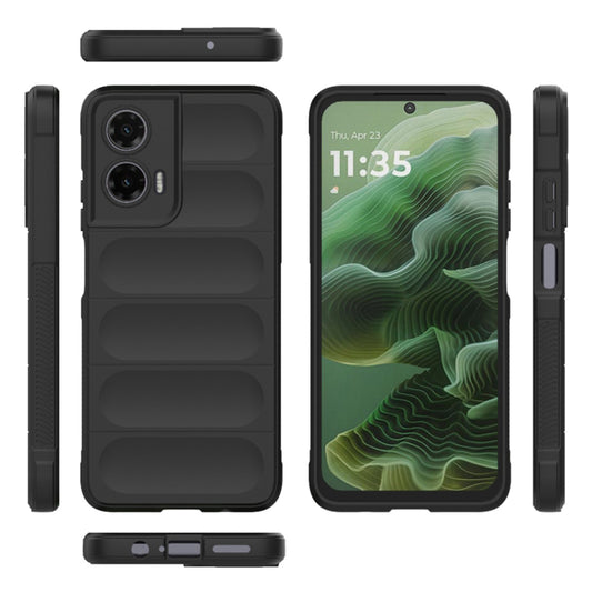 Hülle für Motorola Moto G35, Techsuit, Magic Shield, Schwarz