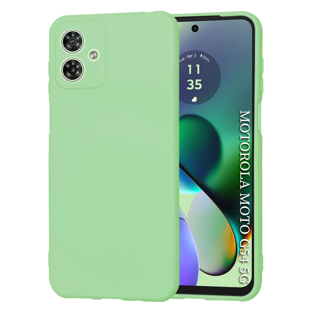 Hülle für Motorola Moto G54, Techsuit, SoftFlex, Hellgrün
