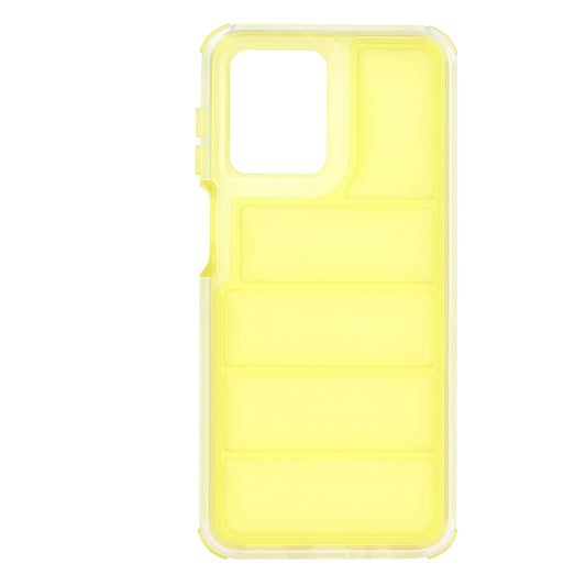 Hülle für Motorola Moto G54, Techsuit, Wave Shield, Gelb