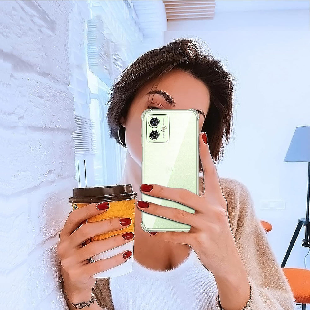Coque pour Motorola Moto G55, Techsuit, Anti-choc Claire, Transparente