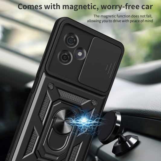 Hülle für Motorola Moto G64 / G54 Power Edition, Techsuit, CamShield, Schwarz