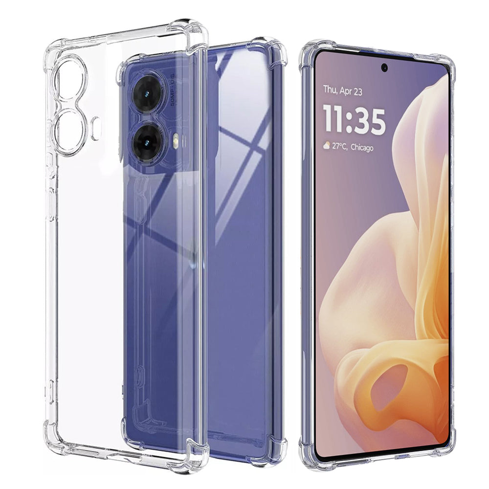 Coque pour Motorola Moto G85, Techsuit, Anti-choc Claire, Transparente