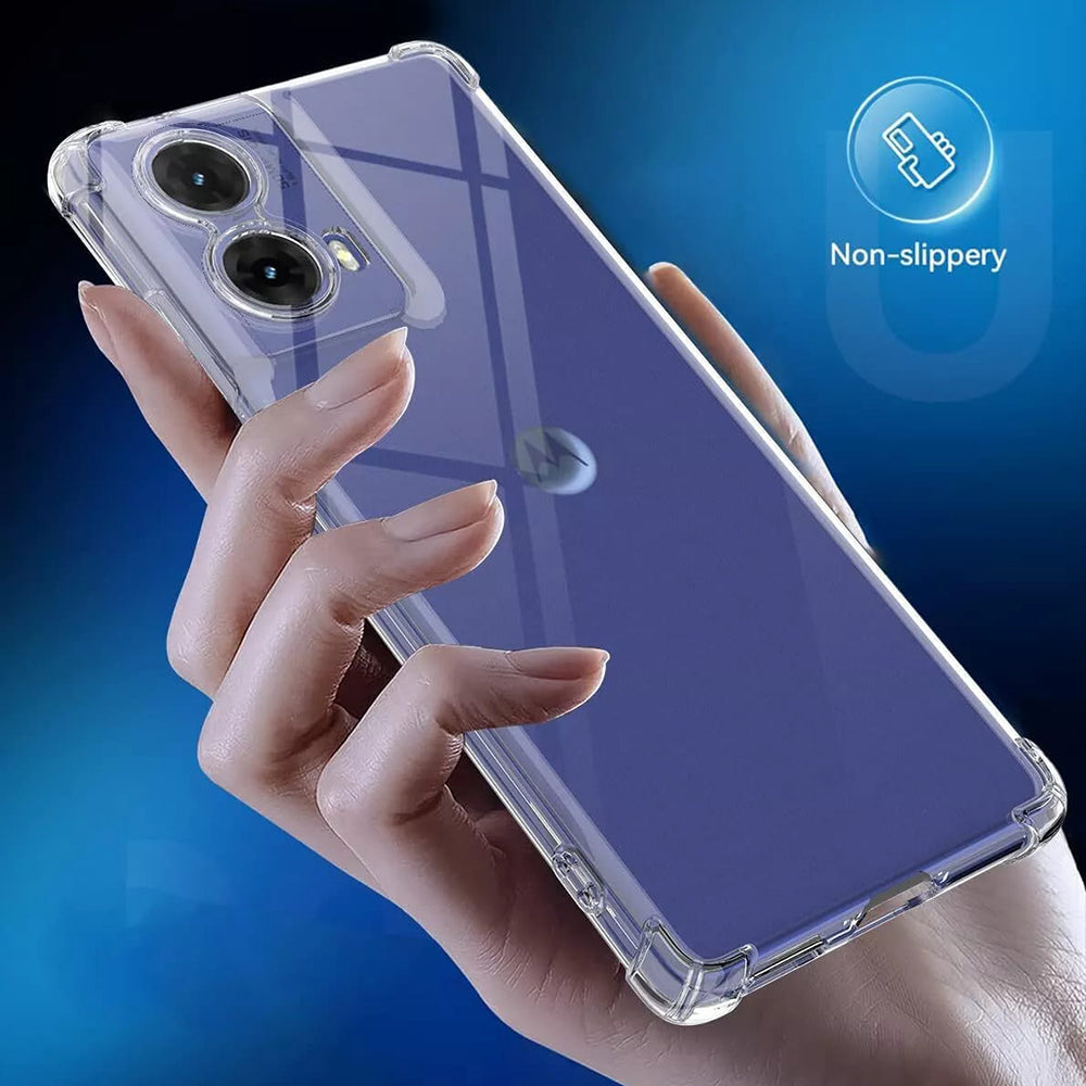 Coque pour Motorola Moto G85, Techsuit, Anti-choc Claire, Transparente