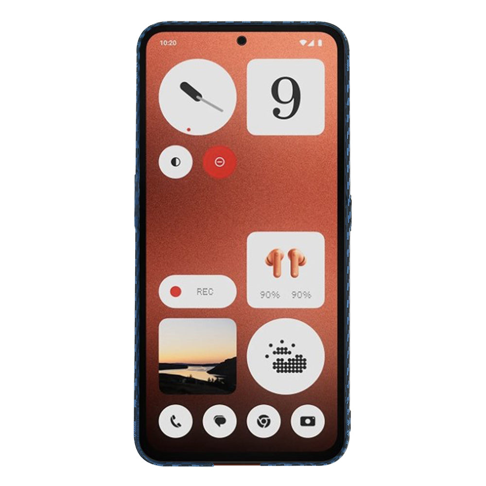 Coque pour Nothing CMF Phone 1, Techsuit, Carbonite FiberShell, Turquoise