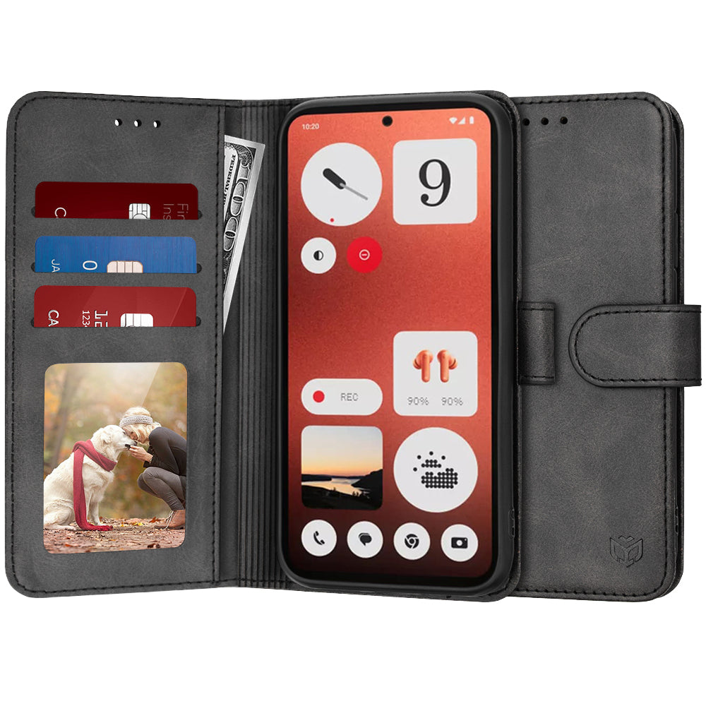 Coque pour Nothing CMF Phone 1, Techsuit, Diary Book, Noire
