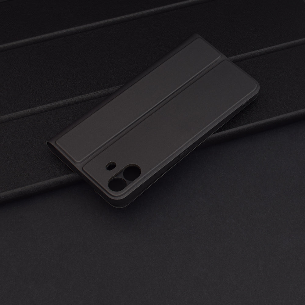 Coque pour Nothing CMF Phone 1, Techsuit, Magskin Book, Noire