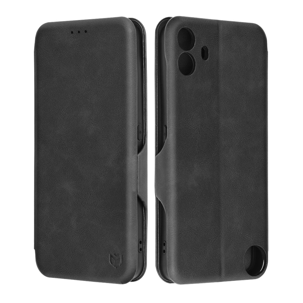 Coque pour Nothing CMF Phone 1, Techsuit, Safe Wallet Plus, Noire