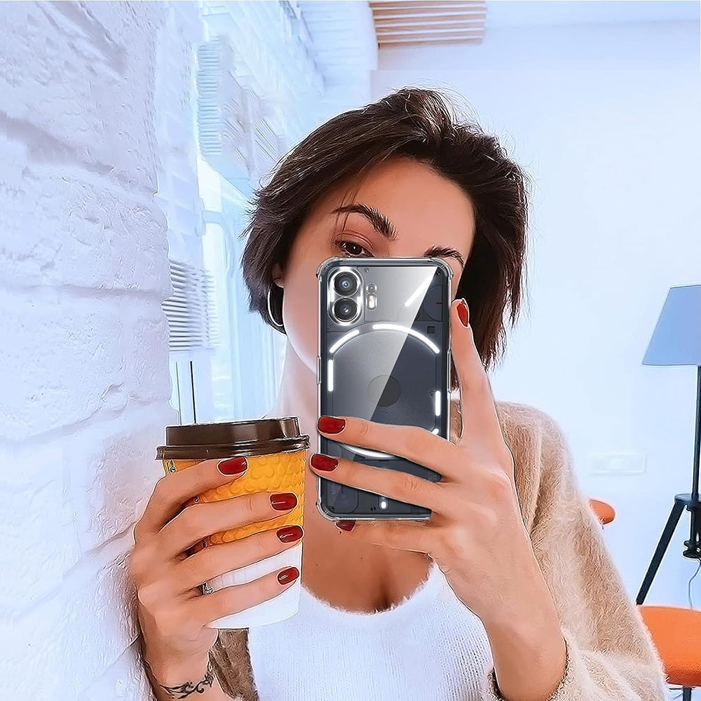 Coque pour Nothing Phone (2), Techsuit, Antichoc Claire, Transparente