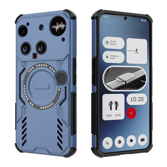 Coque MagSafe pour Nothing Phone (3), Techsuit, ArmorMag, Bleue