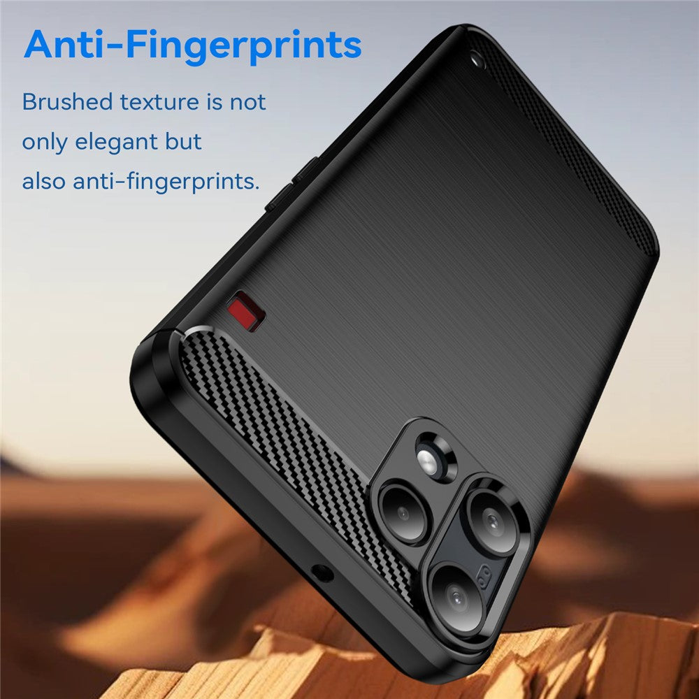 Étui pour Nothing Phone (3a) Lite, Techsuit, Carbone, Noir
