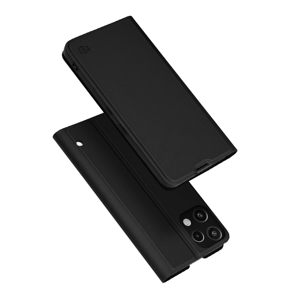 Hülle für Nothing Phone (3a) Lite, Techsuit, Magskin Book, Schwarz