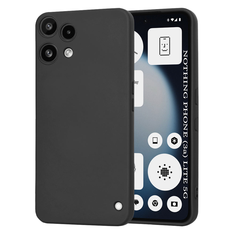 Hülle für Nothing Phone (3a) Lite, Techsuit, SoftFlex, Schwarz