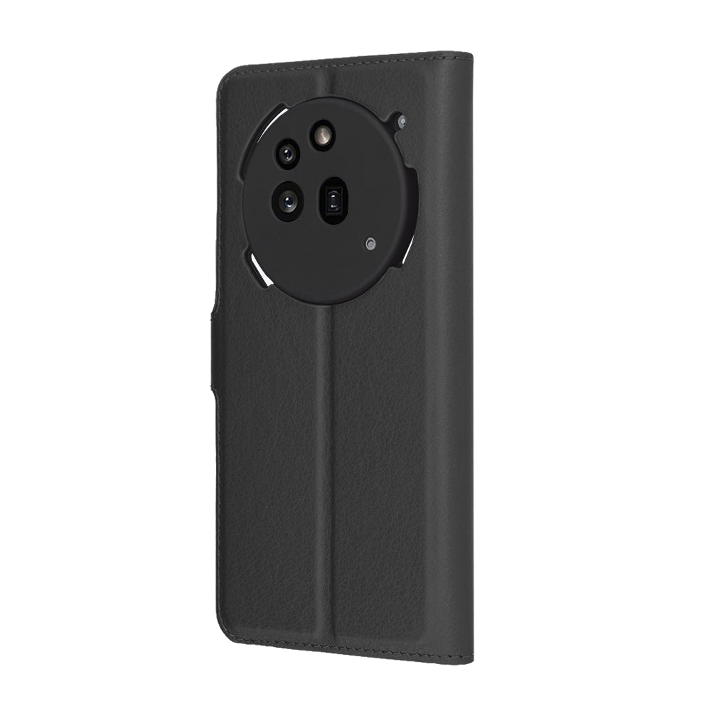 Coque pour Nothing Phone (3a) Pro, Techsuit, Leather Folio, Noire