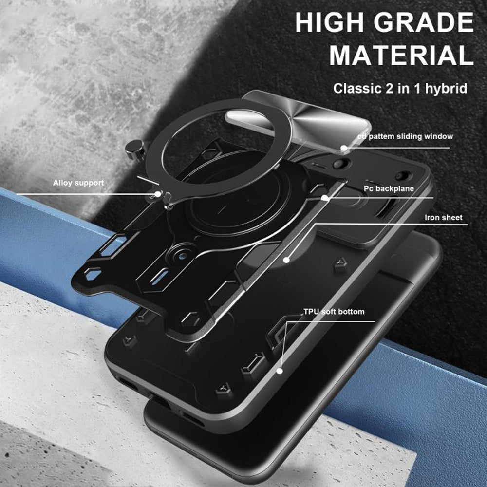 Coque pour Nothing Phone (3a), Techsuit, CamGuard Pro, Noire