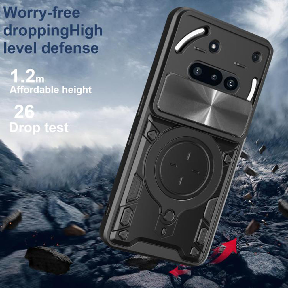 Coque pour Nothing Phone (3a), Techsuit, CamGuard Pro, Noire