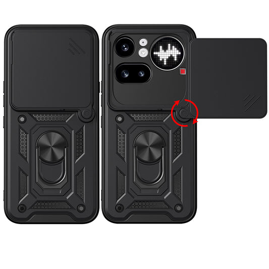 Étui pour Nothing Phone (4a) Pro, Techsuit, CamShield, Noir