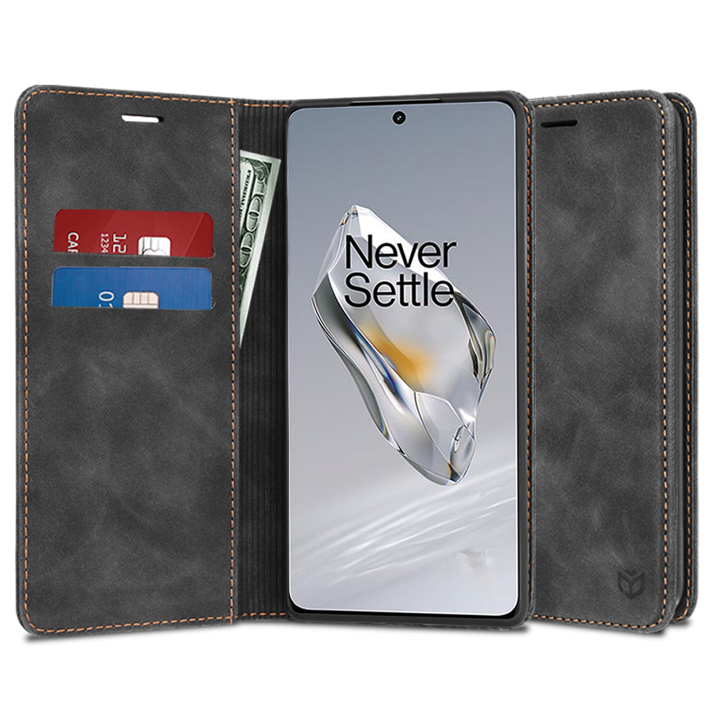 Coque pour OnePlus 12, Techsuit, Confy, Noire