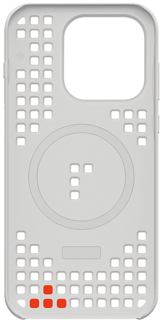 Case for OnePlus 15, Hole Pattern Magnetic, Gray, Resealed 5431102022
