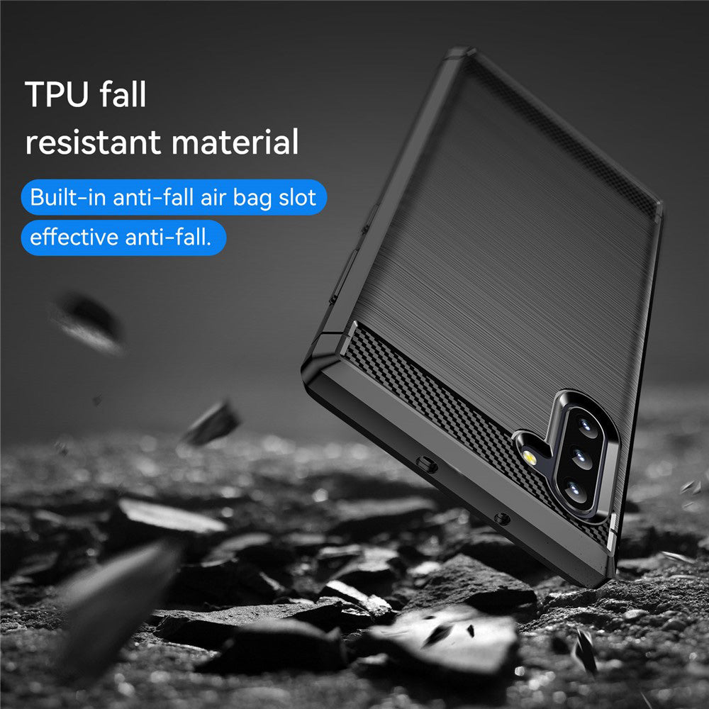 Hülle für OnePlus 15, Techsuit, Carbon, Blau