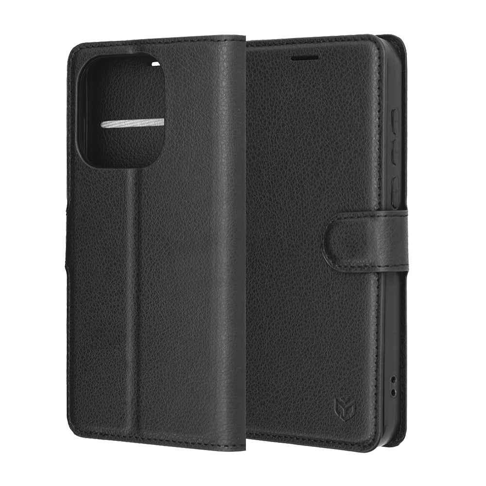 Étui pour OnePlus 15, Techsuit, Leather Folio, Noir