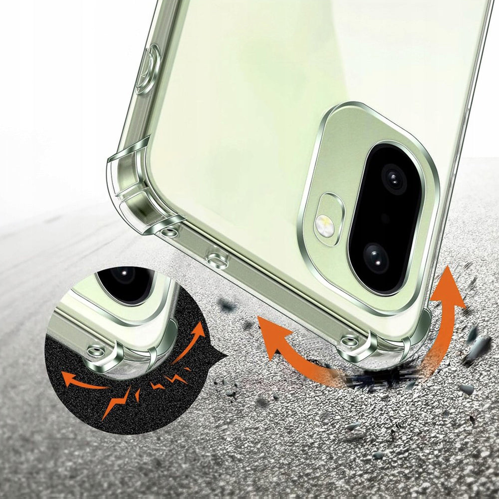 Étui pour OnePlus 15R, Techsuit, Shockproof Clear, Transparent