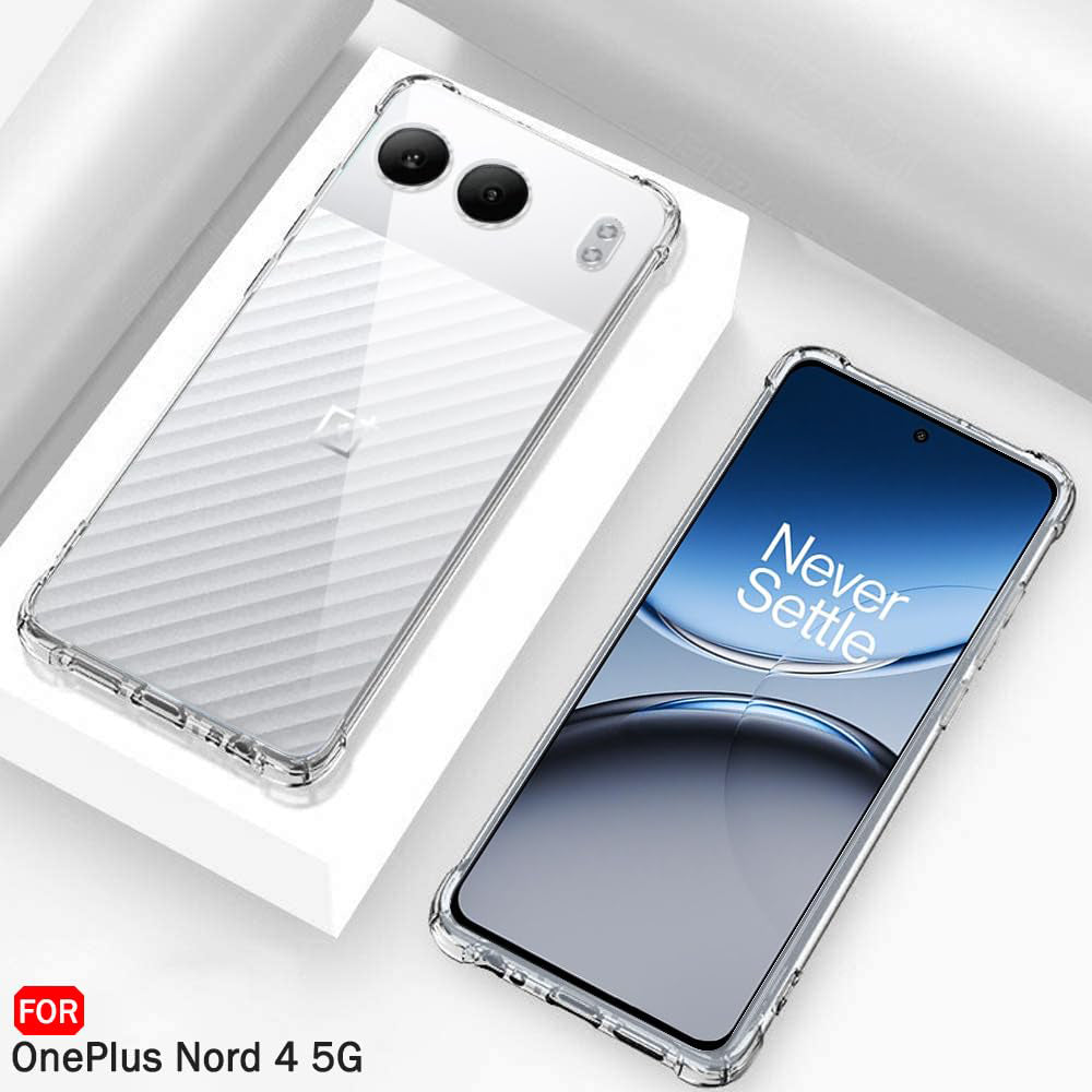Coque pour OnePlus Nord 4, Techsuit, Antichoc Claire, Transparente