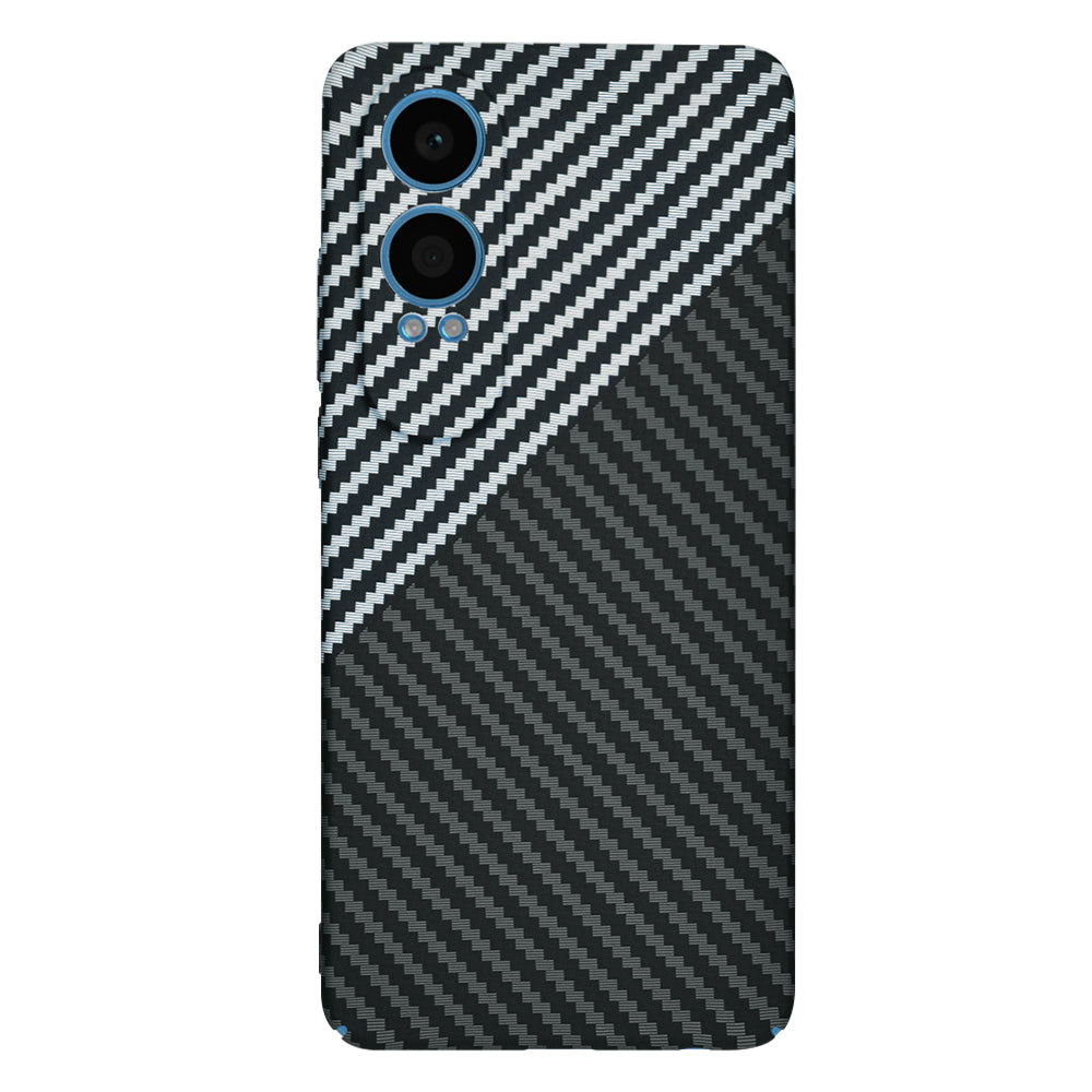 Coque pour OnePlus Nord CE4 Lite, Techsuit, Carbonite FiberShell, Noir Gris