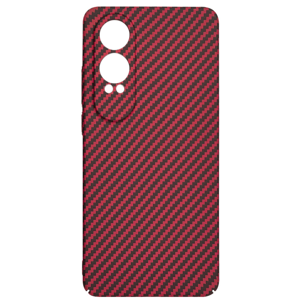 Coque pour OnePlus Nord CE4 Lite, Techsuit, Carbonite FiberShell, Rouge
