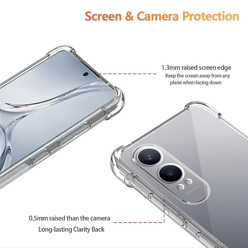 Coque pour OnePlus Nord CE4 Lite, Techsuit, Anti-choc Claire, Transparente
