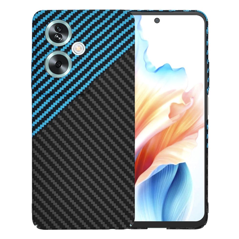 Coque pour OnePlus Nord N30 SE / Oppo A79, Techsuit, Carbonite FiberShell, Noir Bleu