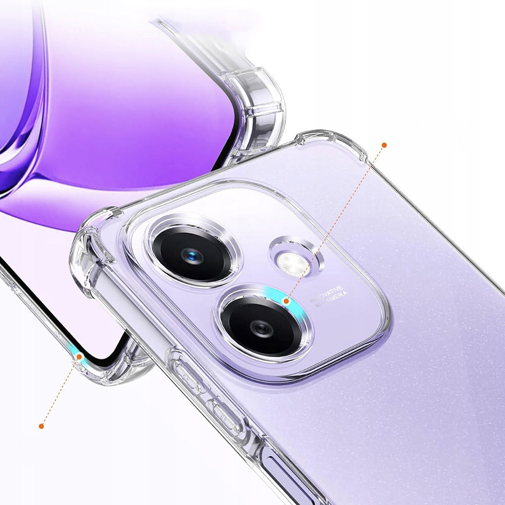 Coque pour Oppo A3 4G, Techsuit, Anti-choc Claire, Transparente