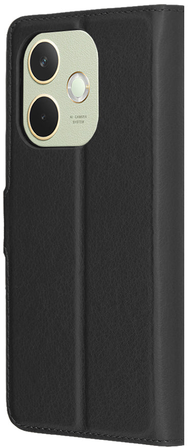 Coque pour Oppo A5 Pro 4G / A5 Pro, Techsuit, Folio en cuir, Noire