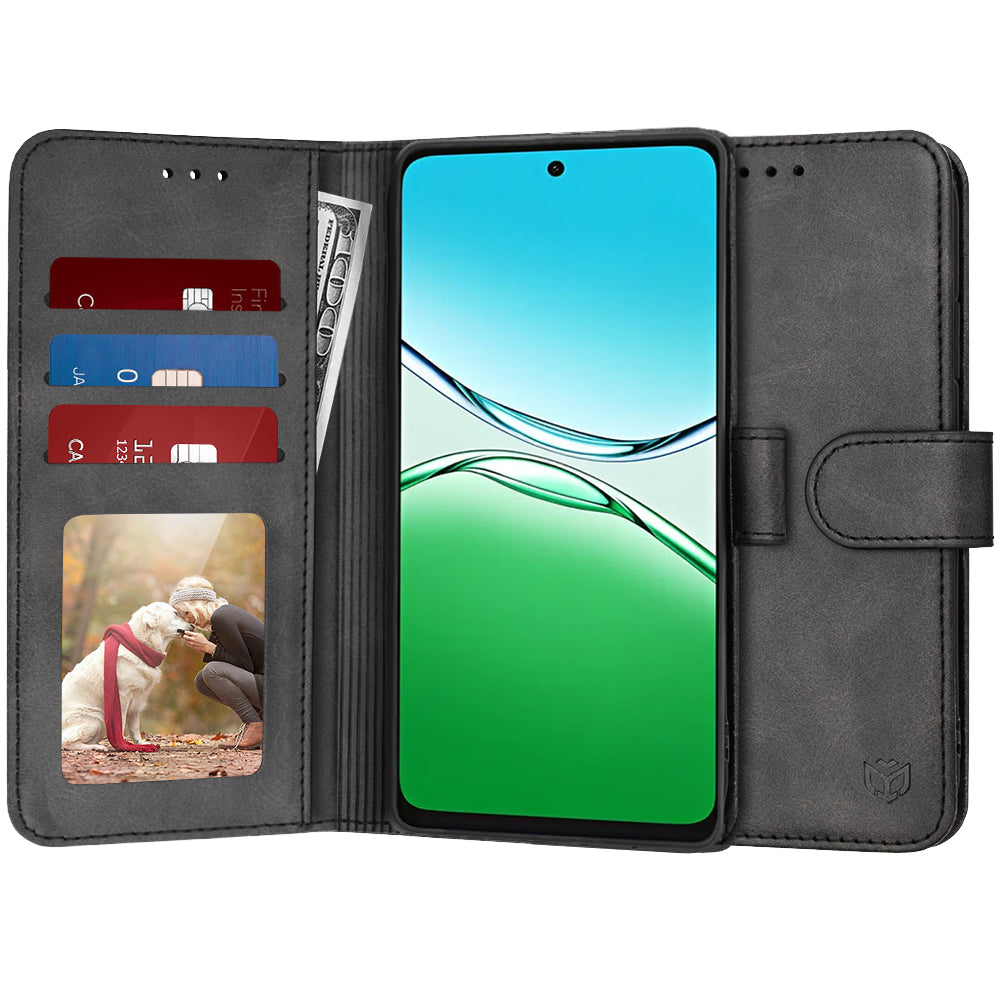 Coque pour Oppo A5 Pro 4G / A5 Pro, Techsuit, Diary Book, Noire