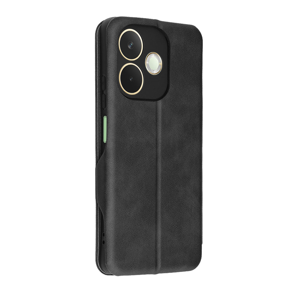 Coque pour Oppo A5 Pro 4G / A5 Pro, Techsuit, Safe Wallet Plus, Noire