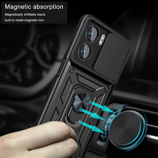 Coque pour Oppo A57 4G / A57s / Oneplus Nord N20 SE, Techsuit, CamShield, Noire