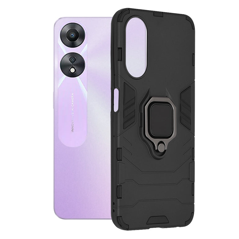 Coque pour Oppo A58 5G / A78 5G, Techsuit, Shield, Noire