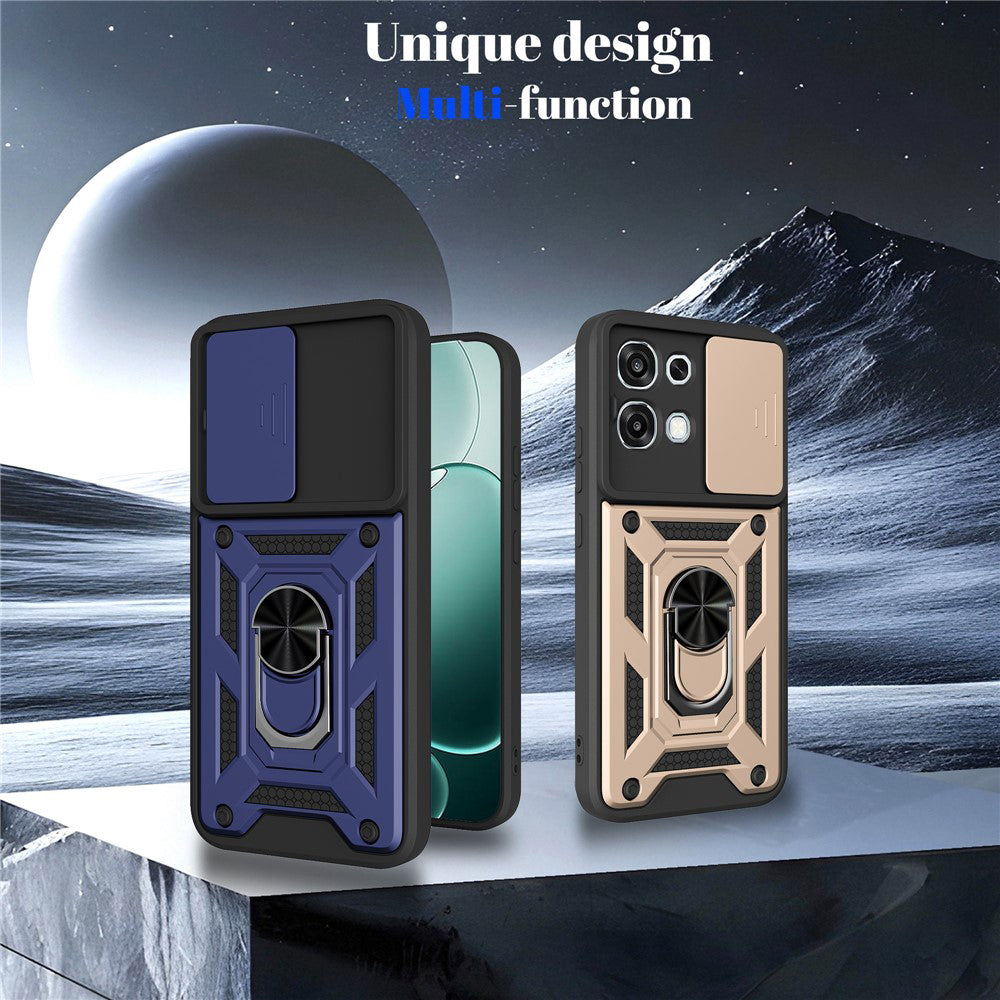 Étui pour Oppo A6 Pro 5G / A6 Pro 4G, Techsuit, CamShield, Noir