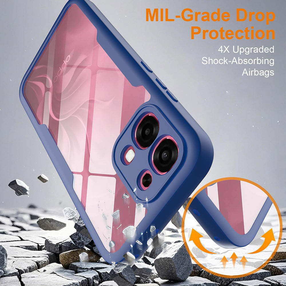 Case for Oppo A6 Pro 5G / A6 Pro 4G, Techsuit, ColorVerse 360, Blue
