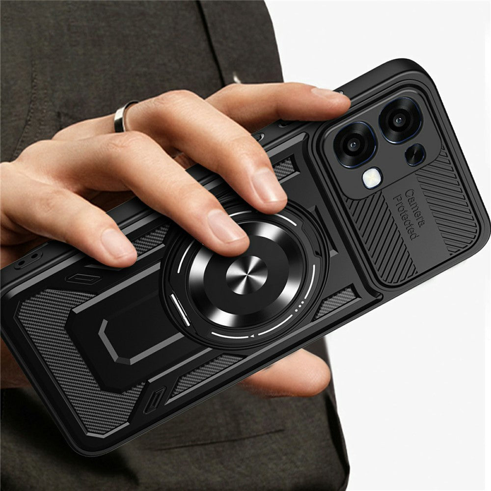 Étui pour Oppo A6 Pro 5G / A6 Pro 4G, Techsuit, RuggedCam, Noir