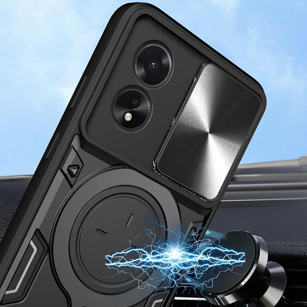 Coque pour Oppo A60, Techsuit, CamGuard Pro, Bleue