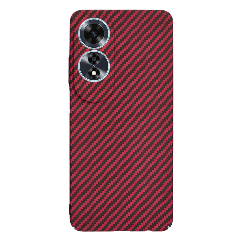 Coque pour Oppo A60, Techsuit, Carbonite FiberShell, Rouge