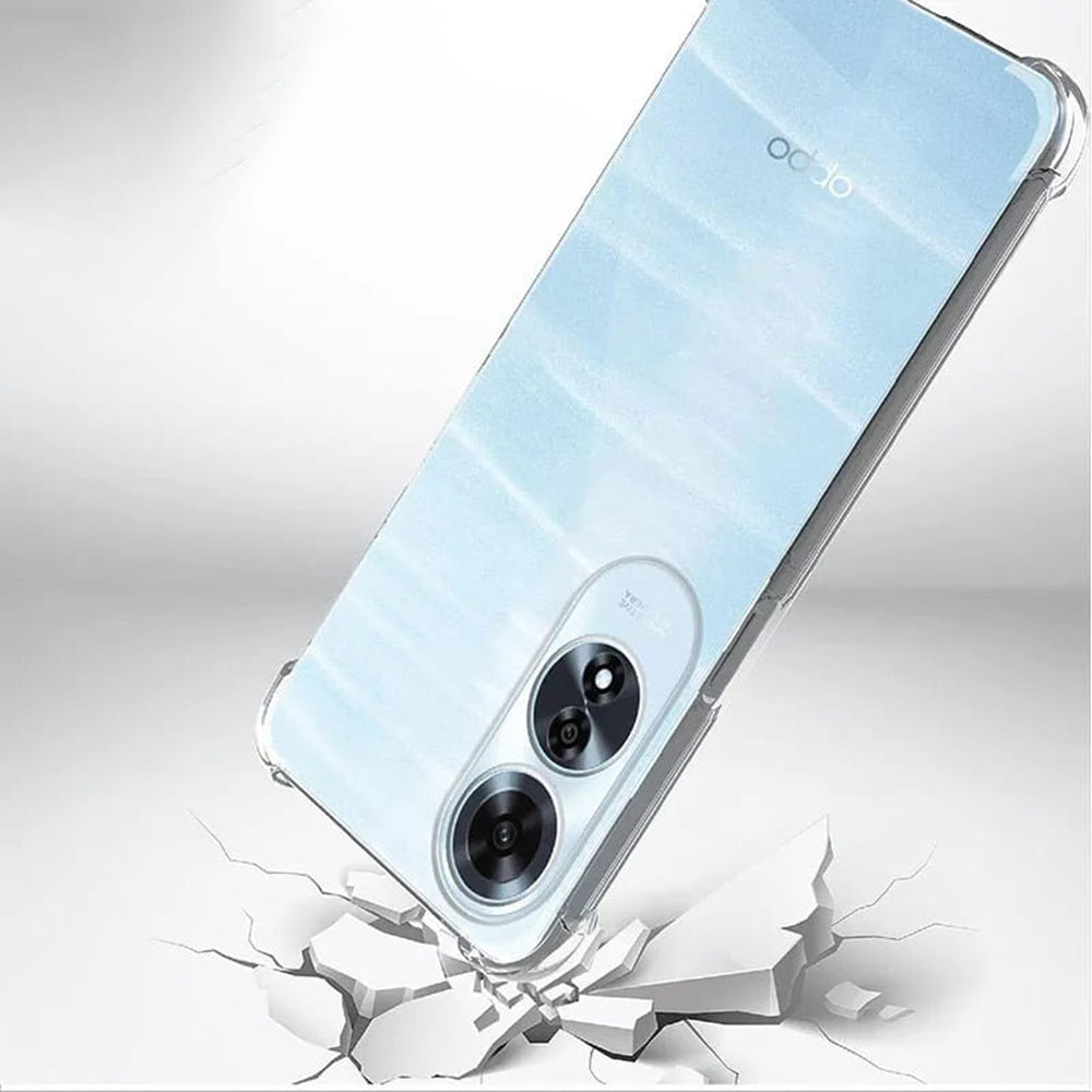 Coque pour Oppo A60, Techsuit, Antichoc Claire, Transparente