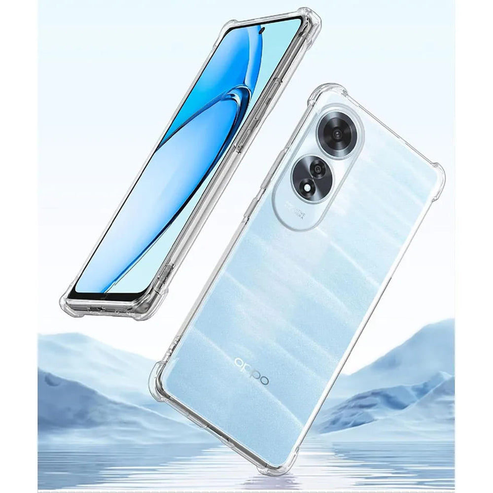 Coque pour Oppo A60, Techsuit, Antichoc Claire, Transparente