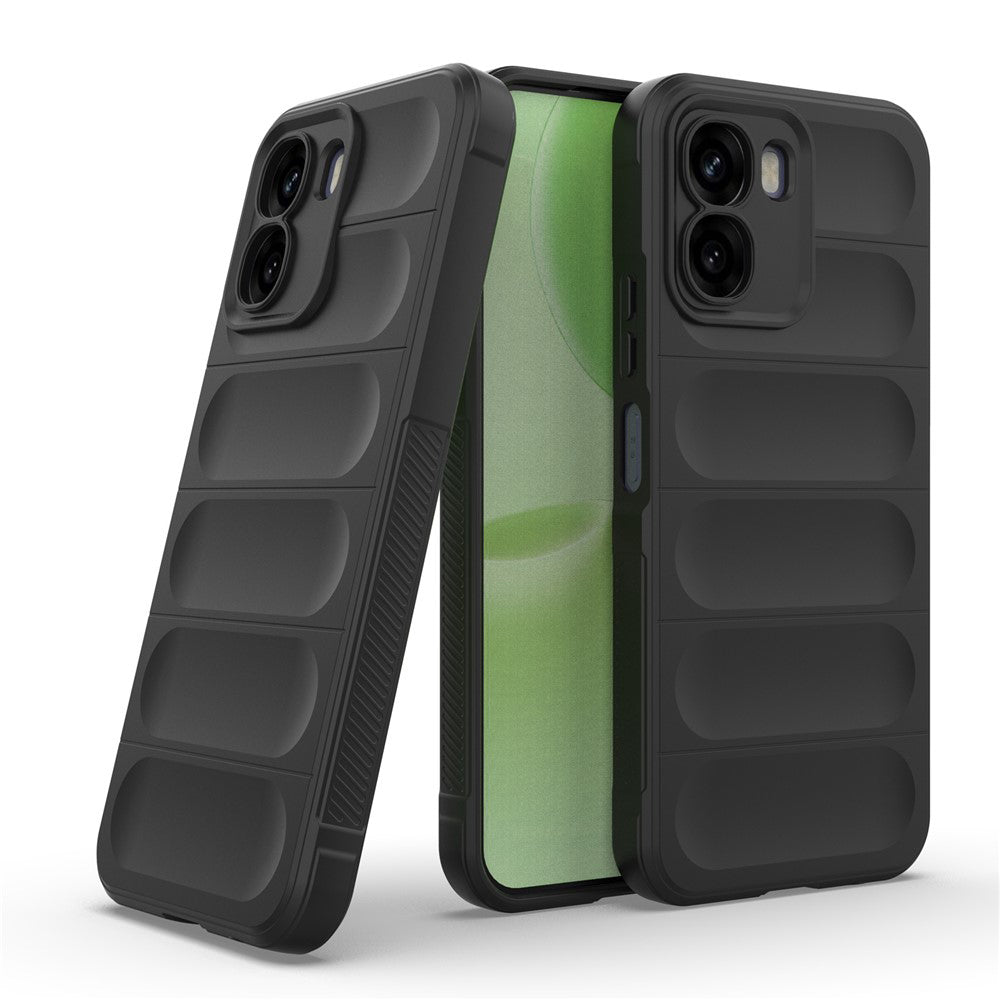 Case for Oppo A6x 4G / A6x, Techsuit, Magic Shield, Black