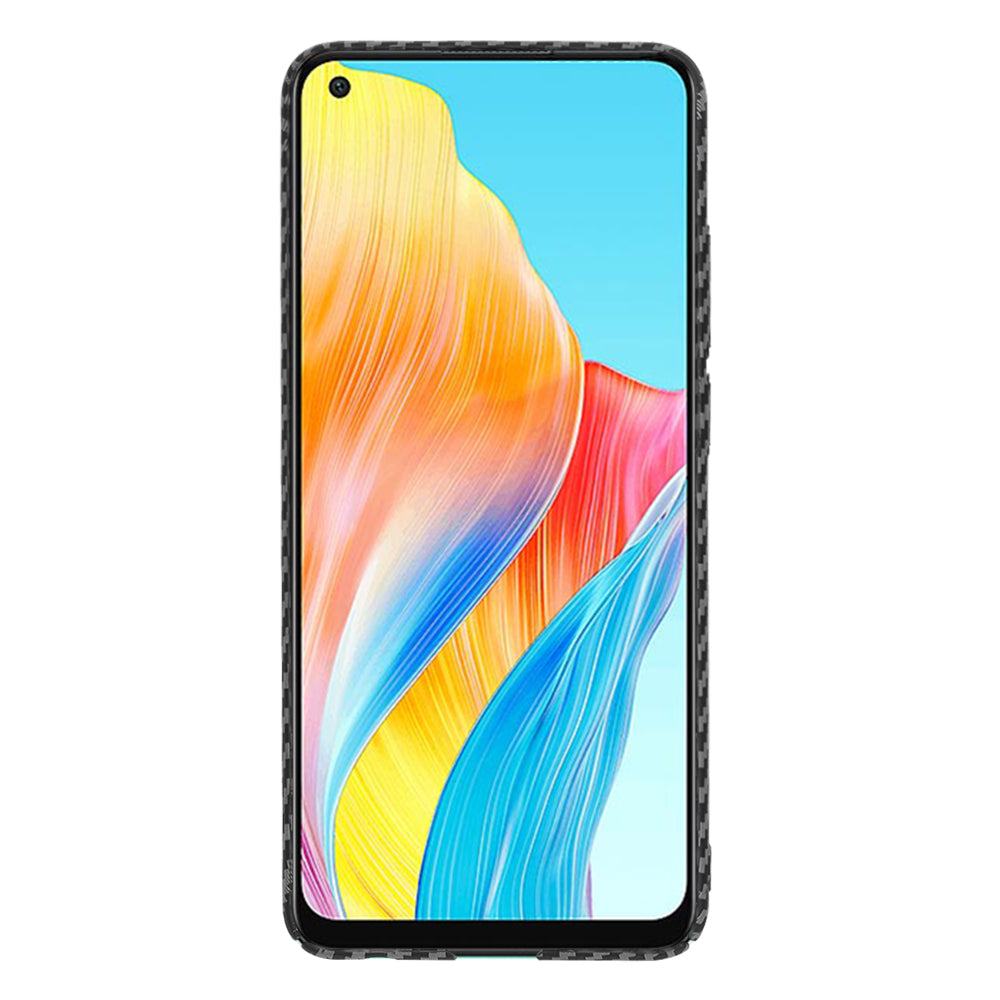 Coque pour Oppo A78 4G, Techsuit, Carbonite FiberShell, Noire