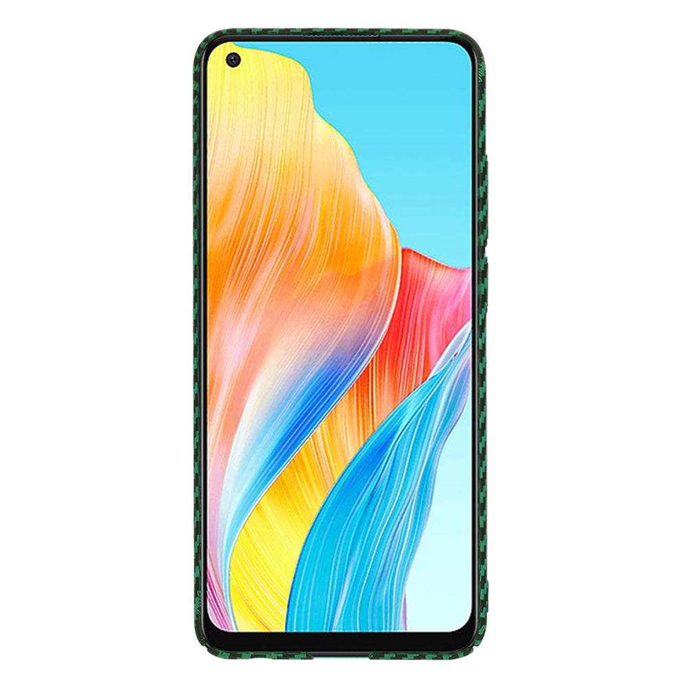 Coque pour Oppo A78 4G, Techsuit, Carbonite FiberShell, Vert