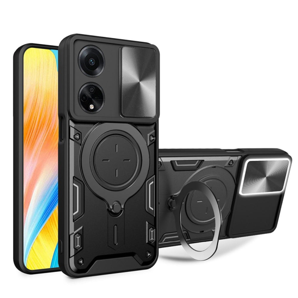Coque pour Oppo A98, Techsuit, CamGuard Pro, Noire