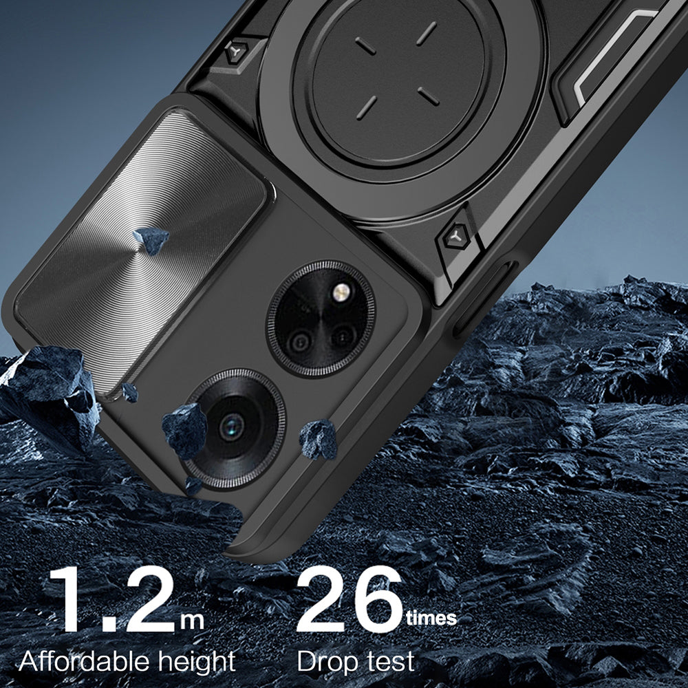 Coque pour Oppo A98, Techsuit, CamGuard Pro, Noire